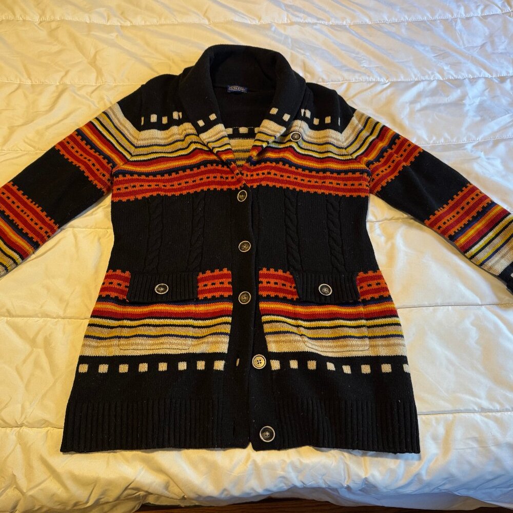 Pendleton wool Acadia Lodge Stripe cardigan